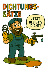 MESTO Dichtungssätze – Original FPM-, EPDM- und NBR-Dichtungen für Sprühgeräte, passgenau und langlebig, für Bau, Garten, Handwerk und Reinigung