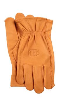 FELCO 703 Handschuhe aus durchstossfestem Premium-Rindsleder, Naturfarbe