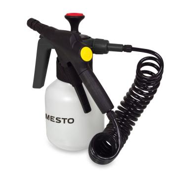 MESTO BELT HELD PLUS 1.5 Drucksprüher mit Spiralschlauch und Gurt – Produktansicht