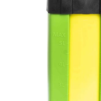 Detailansicht der geprägten Füllstandsanzeige am MESTO HERBI Drucksprühgerät 5 L, Artikel 3232U
