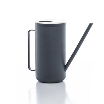 Gießkanne MESTO Happy Stone 1,5 L in stone‑grau aus UV‑beständigem Kunststoff