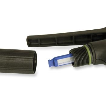 MESTO INOX PLUS 10 3615FT – ergonomisches Abstellventil mit integriertem Manometer und Schnellverschluss