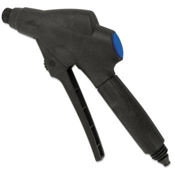 Schwarzes MESTO Abstellventil 2310 aus Kunststoff mit ergonomischem Griff und FPM-Dichtungen