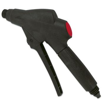 Schwarzes MESTO Abstellventil 2310 aus Kunststoff mit ergonomischem Griff und FPM-Dichtungen