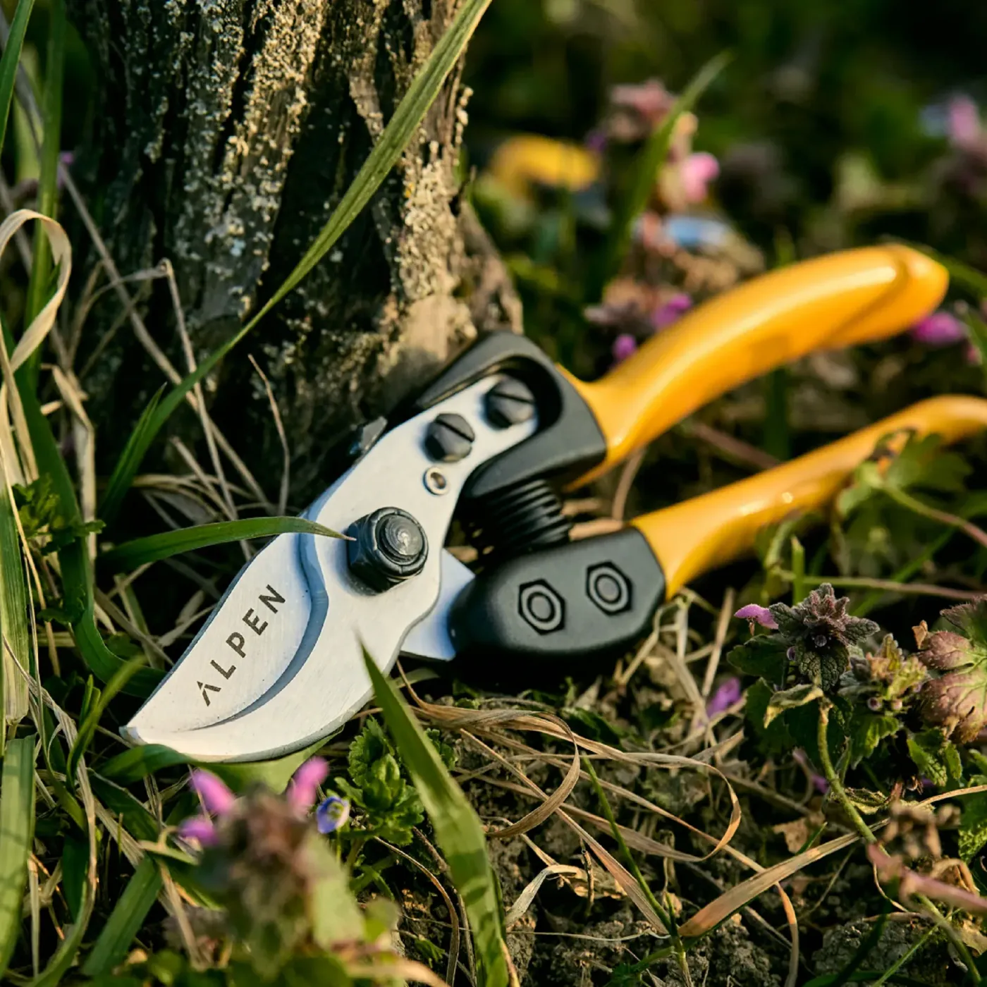 ALPEN Gelbhorn 150 Gartenschere ergonomisch und robust im Einsatz