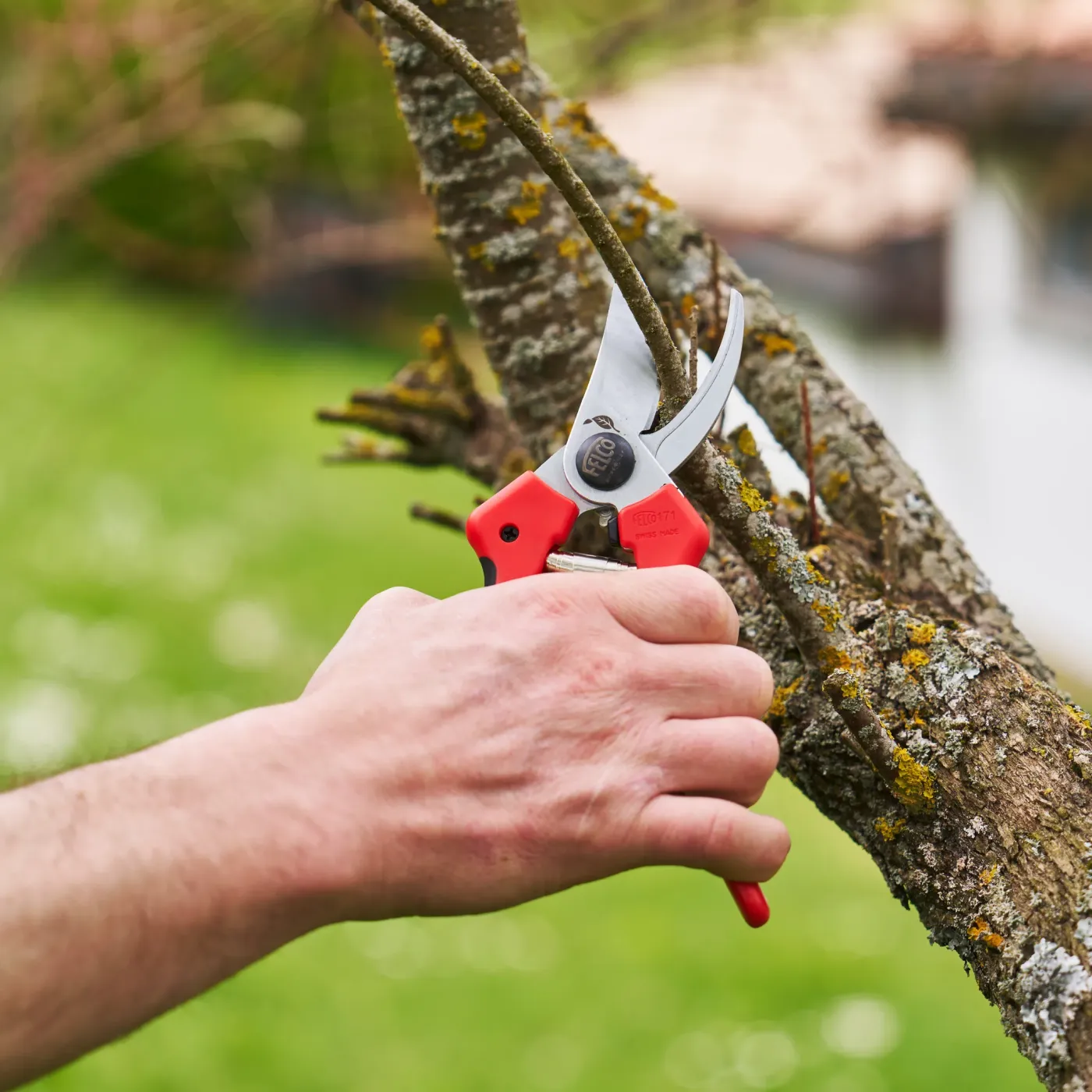 FELCO 171M Gartenschere – kraftvolle Schnitte bei Ästen im Garten und Obstbau