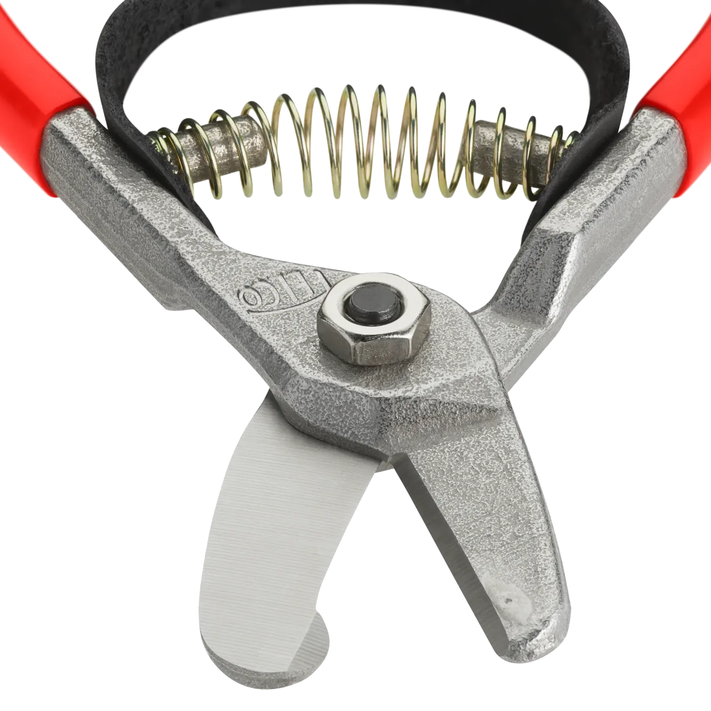 FELCO 331 Avocado-Schere Detail – kompakte Obstschere mit gebogener Klinge