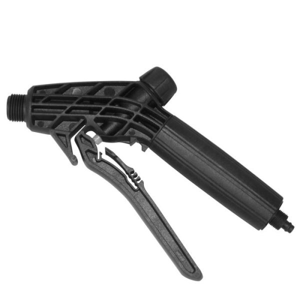 MESTO Abstellventil 2311 aus schwarzem Kunststoff in langer Ausführung