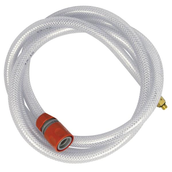 MESTO Spritzleitung 6300NW mit Aqua Stopp für Druckwasserbehälter, transparenter Schlauch 6 bar